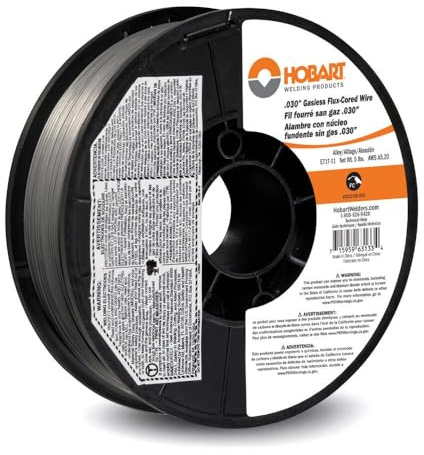 Hobart Flux-Cored Welding Wire- E71T-11 Carbon Steel .030in 5-Lb Spool