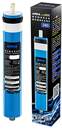 ARKA myAQUA 380 Membran - Hochleistungsfilter für bis zu 380L/Tag Osmosewasser, eliminiert effektiv Schadstoffe und Verunreinigungen.