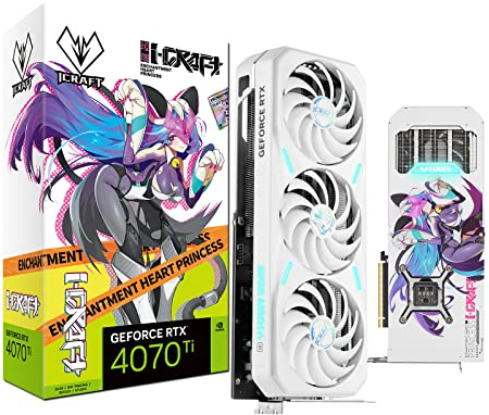 maxsun Geforce RTX 4070 Ti iCraft Limited Edition OC 12GB GDDR6X Video Graphics Card GPU For Computer Gaming PC HDMI2.1 PCIE 4.0 X16