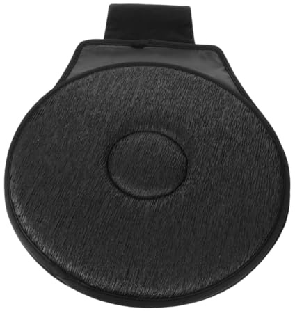 Milisten Coussin pivotant à 360° pour siège de voiture pour personnes âgées Coussin rotatif de voiture Coussin de siège circulaire Coussin de siège pivotant pour toutes les saisons Tissu sandwich