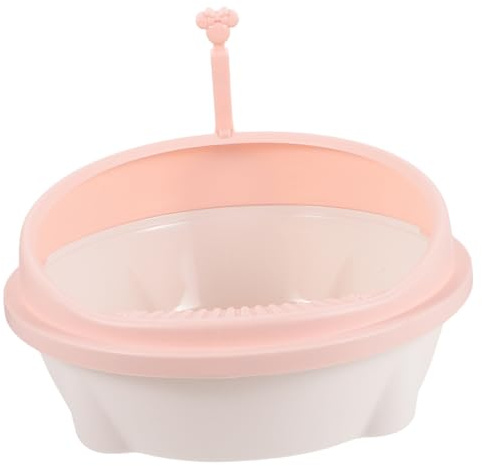 FRCOLOR Arenero Gato Cubierto Caja Arena Gato Portátil Para Viaje Fácil Limpiar