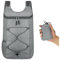 HIOQFR Mini Rucksack Faltbar Ultraleichter 20L Leichter Rucksack Damen Herren Faltbare Rucksäcke Faltrucksack Klein Foldable Backpack Wandern Ultralight Rucksack Wasserdicht Sport Tagesrucksack-Grau