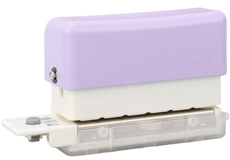 Haofy Perforatrice Portable à 6 Trous avec Boîte de Collecte des Déchets pour A5 B5 A4, Espacement Précis + Standard des Trous, Adaptée aux Projets Artistiques + Albums Photos