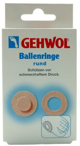 Gehwol Ballenringe rund, 6er, Druckschutz