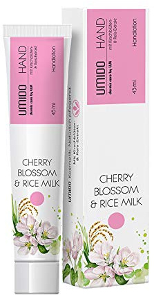 1x UMIDO Hand-Lotion 45 ml Cherry Blossom & Rice Milk | Handcreme | Creme | Pflegecreme | Lotion | Hautpflege | Hand-Pflege