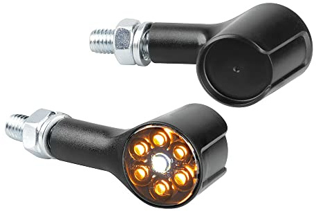 Lampa 91626 Magnifier Front, frecce Moto LED omologate, indicatori di direzione a LED e Luce di Posizione Anteriori - 12V LED