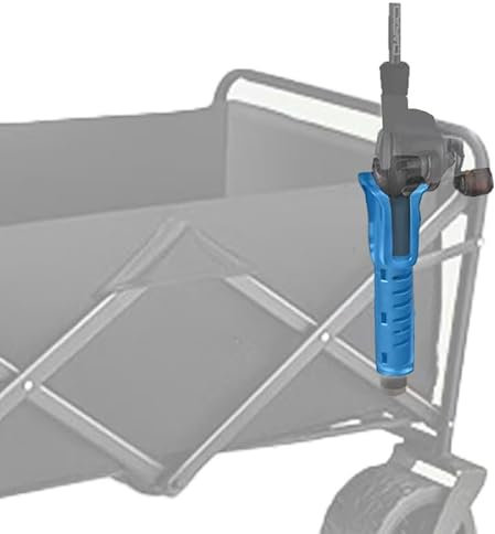 Fishing Rod Holders for Folding Wagon, Designed for Beach Fishing or Lake Pier Fishing(3-Pack)