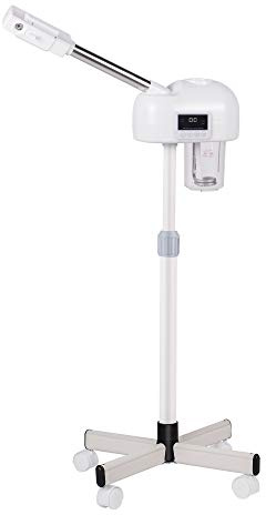Professional Facial Steamer, Vaporizador Face Steamer for Esthetician, Ozone Hot Mist, Home Salon SPA, White