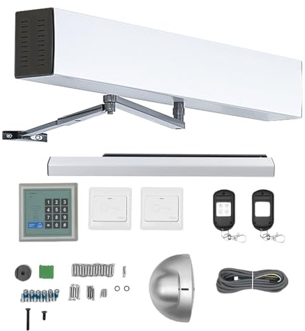 Kit d'ouverture de porte automatique, ouvre-porte électrique avec panneau et télécommande, capteur de détection de présence humaine, ensemble d'ouverture et de fermeture(For Push Door)