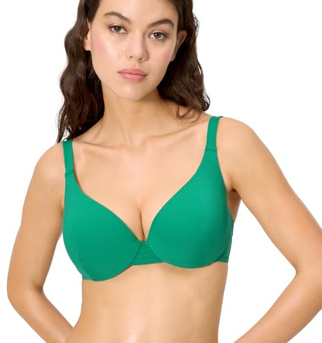 YSABEL MORA. Top Bikini con Aro Y Relleno. Tirantes Anchos Regulables para Mayor Comodidad. Colección Watermelon.