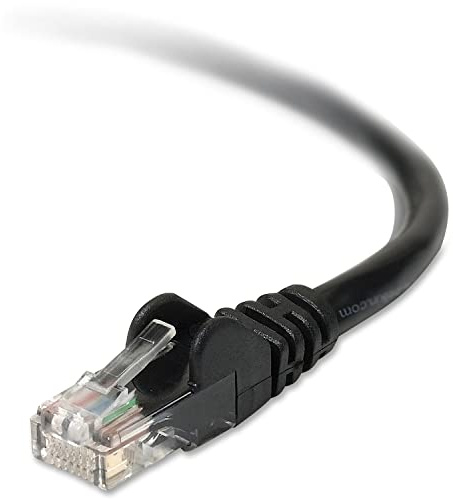 Belkin A3L980-15-BLK-S 15Ft CAT6BLACK Snagless Rj45 M/Patch Cable, 15 feet, Black