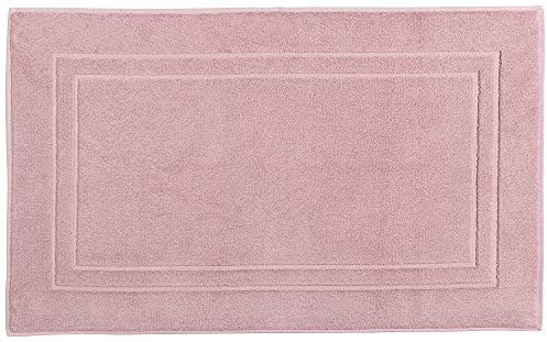Erwin Müller Walk-Frottier Badteppich Konstanz Altrosa Größe 60x100 cm - besonders flaumig, voluminös, trittweich, strapazierfähig und saugstark, 100% Baumwolle