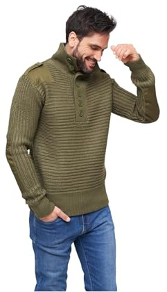 Brandit Men's Alpin Pullover Troyer Olive size XXL