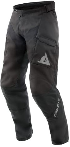 Dainese - Cherokee Tex Pants, Pantaloni Moto off-Road, Pantaloni Moto da Uomo, Protezioni su Ginocchia Removibili, Regolabili sui Fianchi, Chiusura Micrometrica, Nero, 52