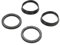DEKAROX Dichtungsset besteht aus 2 x Gummidichtung + 2 x PVC-Keildichtung für Bad-Geruchsverschluss Waschbecken-Siphon 1 1/4 Zoll