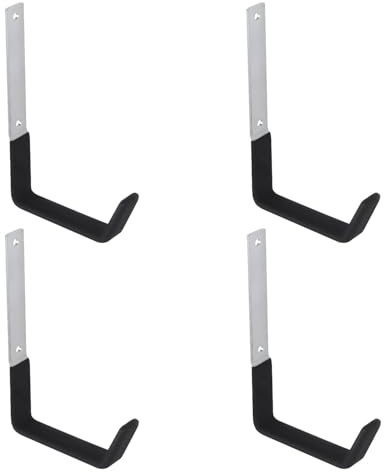 Maclean Support mural universel pour pneus, roues, vélo, échelle, tuyau d'arrosage, rangement pour garage, cave, atelier, avec accessoires de montage (4 pièces/charge maximale : 10 kg)