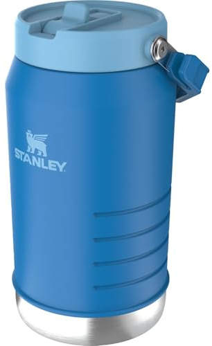 Stanley 1913 IceFlow Flip Straw 2.0 Jug 1.90L - 20 Hours Cold - 4 Days Iced - Leakproof - Stainless Steel Water Bottle with Straw - BPA Free - Dishwasher Safe - Gym Bottle - Azure