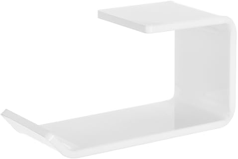 NUOBESTY Supporto Cuffie da Parete U-shaped Bianco per PC Gaming Porta Headset Resistente e Salvaspazio per Ufficio e Casa Organizer Auricolari Anti-deformazione