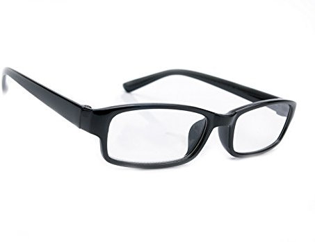 MFAZ Morefaz Ltd Slim Damen Herren Lesebrille +0.50 +0.75 +1.0 +1.5 +2.0 +2.5 Blue Light Filter Brille Blendschutz, Kratzfestes Objektiv Computer TV Anti Glare (0.75, Black)