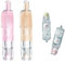 Sicheii 2 Pack Double Sided Glue Tape Roller with 2 Refills, 0.24in x 65.6 Ft Scrapbook Tape, 360° Rotatable Pen Tip Adhesive Roller, Scrapbooking Supplies for Art Craft, Gift Wrapping, Pink & Beige