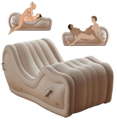 Sofá sexual hinchable con bomba de aire automática, muebles de amor BDSM para parejas, cojín de posicionamiento y cojín para rampas para adultos, muebles eróticos para mujeres y hombres