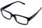 Nerd-Brille schwarz ohne Sehstärke Slim Fit für Herren und Damen Panto-Brille mit extra schmalem Rahmen klare Gläser Geek-Brille