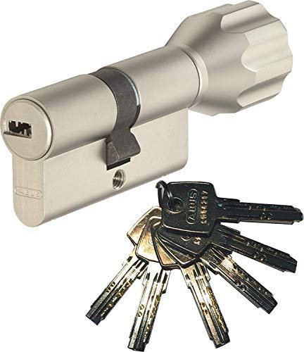 ABUS EC550 Profil-Knaufzylinder Länge Z55/K40mm 6 Schlüssel