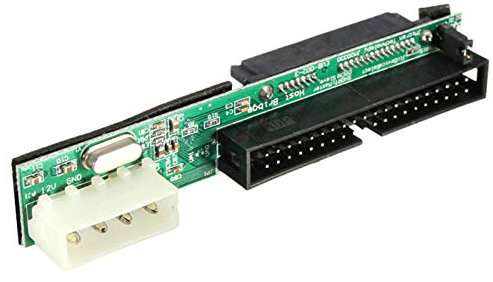Aukson M17 SATA auf IDE Konverter Adapter 7+15 Pin Buchse für SSD/HDD – 2,5 und 3,5 40 Pin, Serial ATA 1.0 Spezifikation