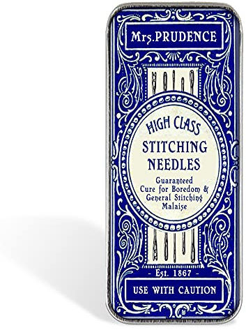 Magnetic Sewing Needle Case Mrs Prudence High Class Stitching Needles Faux Vintage