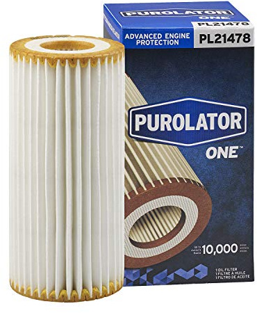 Purolator PL21478 PurolatorONE Advanced Engine Protection Cartridge Oil Filter Compatible With Volkswagen Tiguan, Passat, Jetta, GTI, Atlas, Beetle, Audi Q5, Q3, Q7, A3 and Porsche Macan