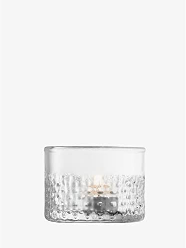 LSA International G1644-06-148 Bicchiere Wicker Tealight, Trasparente