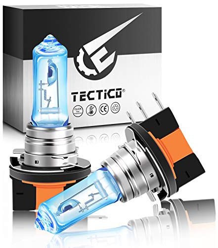 TECTICO H15 Headlight Bulbs 12V 15/55W Warm White +130% Super Bright DRL Full Main Beam Car Halogen Upgrade Bulb Replacement, 2 Lamps