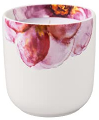 Villeroy & Boch – Rose Garden Duftkerze Weiß, Kerze, Deko, Wohnaccessoires, Premium Porzellan, Wachs