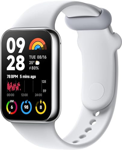 Xiaomi Mi Smart Band 8 Pro Bracelet d'activité, écran AMOLED de 1,74, Corps léger et Ultra-Fin de 9,99 mm, 150 Modes Sportifs, SpO2, 5 ATM, Batterie jusqu'à 14 Jours, Gris