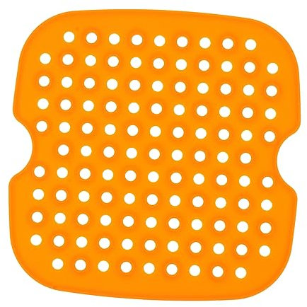 TOPBATHY 1 Pc Pad Gadget Tappetino Da Forno Arrotolabile Stufa Friggitrice Cucina Macaron Kit Fodere Per Friggitrici Microonde Roti Vassoio Di Alluminio Con Coperchio Orange Gel Di Silice