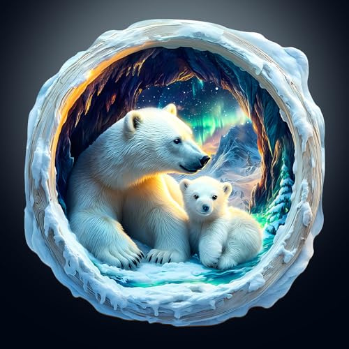 KaayeeWood Puzzle en Bois pour Adultes-Höhle der heißen Aurora De Puzzle en Bois,Cadeaux D’Anniversaire pour Les Vacances,Décoration Intérieure