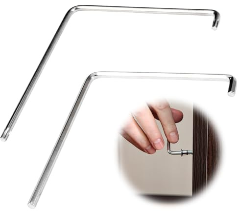 EuSupNova 2 Pièces Outil de Réglage de Fenêtre 4mm & TORX TX15, clé d'ajustement pour fenêtres et portes, Kit Précis en Acier 45#, pour un Ajustement Polyvalent des Ferrures de Fenêtre