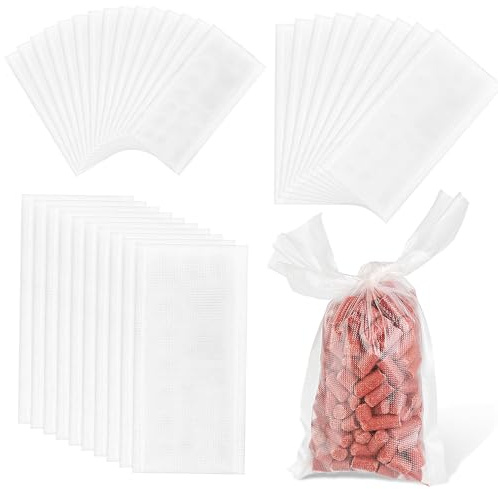 Dbuwqips 200 Piezas Bolsas PVA Carpfishing Pesca Carpa Bolsa PVA Pesca Pesca Accesorios para Carpas y Cebo en Pellets