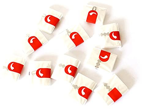 wiianoxd - Lote de 100 unidades de resistencia de nailon y melange olla de cocción lenta con revestimiento de asado, bolsa de pavo para hornear bolsa de horno de tamaño mediano