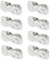 HNFKOZ 8 Pairs Bicycle Missing Link, 11 Speed Quick Link, Bike Chain Link, Reusable Steel Bicycle Chain, for Road Mountain Bicycle