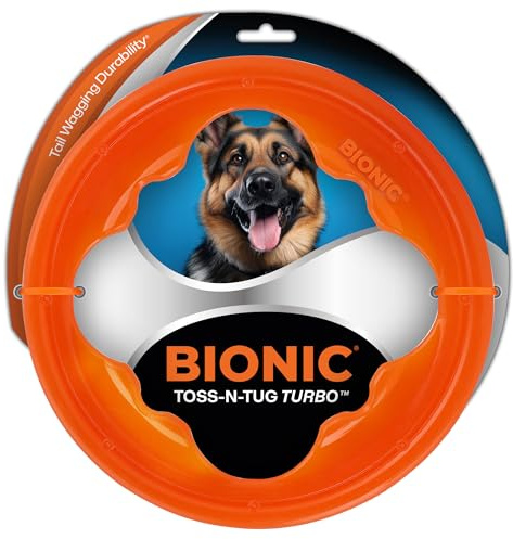 BIONIC Juguete Interactivo para Perros Toss-N-Tug Tubo