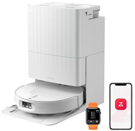 roborock Qrevo Edge 2 Aspirateur Robot Laveur, 25 000 Pa, 7,98cm Mince
