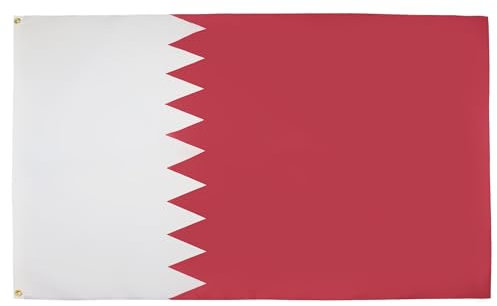 AZ FLAG - Drapeau Qatar - 150x90 cm - Drapeau Qatarien 100% Polyester Avec Oeillets Métalliques Intégrés - Pavillon 110 g