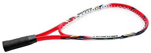 Sure Shot Unisex Child Fundation Squash Racket - Red/Silver, One Size