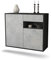Dekati Sideboard Augusta hängend (92x77x35cm) Korpus anthrazit matt - Front Beton Optik - Push to Open