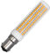 ZHENMING Lampadina LED B15D, 230V, Luce Bianca Calda, 7,5W, Ricambio 120W, 100W, 70W, 1150 lm, 3000K, Non Dimmerabile, in vetro trasparente, Confezione da 1