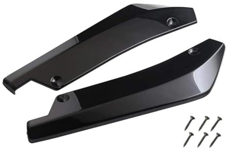 MSMDG 2 Stück Diffusor für die hintere Stoßstange für Toyota C-HR CHR Hybrid/C-HR EV B-Hybrid, Auto Heckspoiler Auto Heckstoßstange Lip Spoiler Wrap Angle Spoiler,A/Black