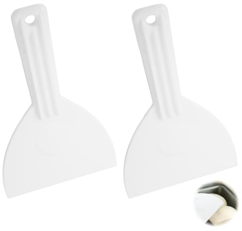 Espátula flexible para masa, rascador profesional para pizza y cortador de masa,Diseño Ergonómico y Ahorra Espacio, Ideal para Repostería, Con Agujeros para Colgar y Mango Cómodo