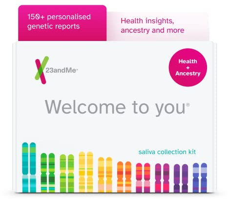 23andMe Health + Ancestry Service: Personal Genetic DNA Test Including Health Predispositions, Carrier Status, Wellness, and Trait Reports (Before you buy see Important Test Info below)