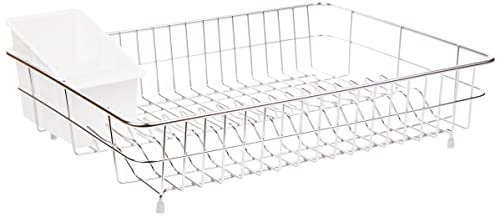 Delfinware 3800SS Stainless SteelTraditional Large Drainer, Steel, Silver